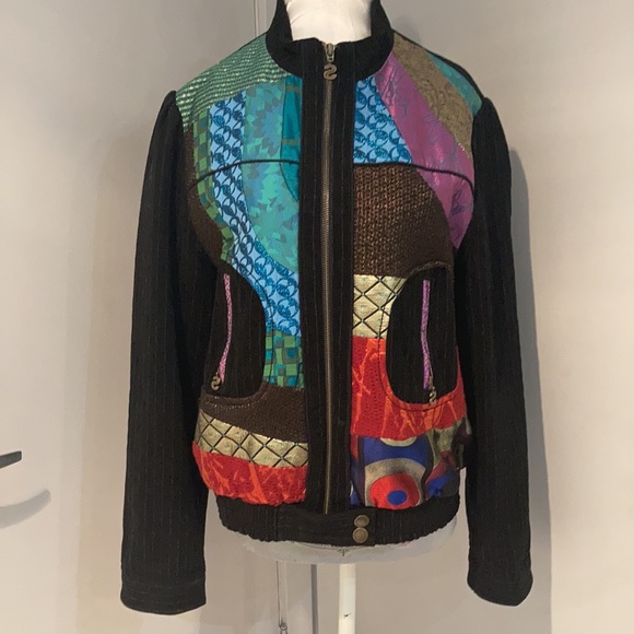 Desigual Jackets & Blazers - DESIGUAL Colorful Bomber Size 46 (US 14)
